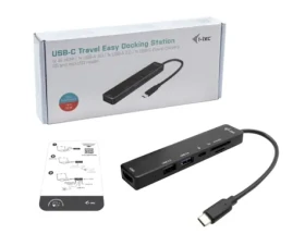 I-TEC USB-C Travel Easy Dock 4K HDMI / Dokovacia stanica / 4K 30Hz / Power Delivery 60W / USB 3.0 / SD+microSD (C31TRAVELEASYDOCKPD)