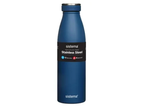 Sistema Hydrate Stainless Steel Termofľaša 500 ml modrá (8592001419575)