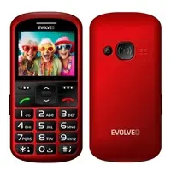 Evolveo EasyPhone XS červená / 2.2" / 0.3MP / SOS / microSDHC (EP-570-XS-RD)