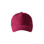 Unisex čiapka 5P (granátová) nastavitelný