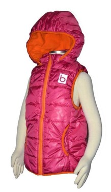 Vesta detská nylonová, Pidilidi, PD974, holka - 86/92 | 18-24m