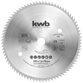 Kwb 587511 pílový kotúč 205 x 18 mm 1 ks; 587511