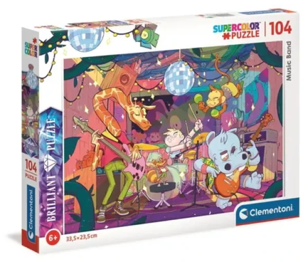 Clementoni Brilliant PUZZLE Hudobná skupina