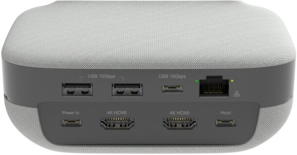 J5create j5create JCDS337-N stacja dokująca Przewodowa USB 3.2 Gen 2 (3.1 Gen 2) Type-C Sivý, Biely