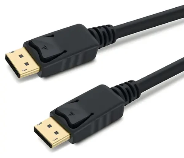 PremiumCord DisplayPort 1.3 kábel M/M 0,5m čierna / Video kábel / 8K 30Hz / 32,4 Gb/s / pozlátené konektory (kport5-005)