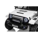 Mamido Mamido Elektrické autíčko OFF ROAD EXTREME 4x4 biele 24V | 200W | 50 kg | EVA | LED | 2,4 Ghz | ECO koža