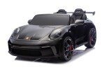 Mamido Mamido Elektrické autíčko Porsche 911 GT3 XXL | 24V14Ah | 12km/h | Nafukovacie kolesá | 2x320W | Pre 2 deti | Lakované čierne