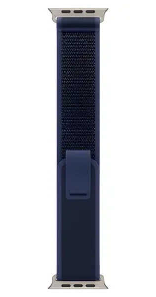 Apple Watch 49mm modrá S/M / Trailový ťah remienok / prevedenie z prírodného titánu (MXTT3ZM/A)
