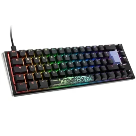 Ducky One 3 Classic Cherry MX-Silent-Red čierna / herná klávesnica / podsvietená / mechanická / drôtová USB-C / DE (DKON2167ST-SDEPDCLAWSC1)