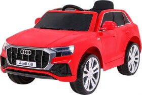 Ramiz elektrické autíčko Audi Q8 Eva kolesá 12V 24 GHz Licencia USB SD MP3 kožené sedlo červená