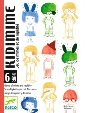 DJECO Kartová hra Kidimime - Hádaj, kto som
