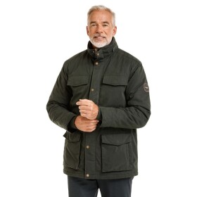 Bushman Pánska zateplená bunda Hayk, tmavozelená XL