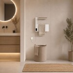 Mereo Elektrický sušiak uterákov, 1 modul, biely MT80W