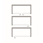 FORTE - Vaňová zástena FLEX - VASCA MARTE NEW - Rozmer A - 140 - 170 cm, Rozmer C - 150 cm, Typ otvárania - Zatváranie na stranu OLBBXF200001