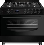 Ravanson Kuchnia gazowo-Elektrický 90 cm KWGE-K90 Cheff Modern Black