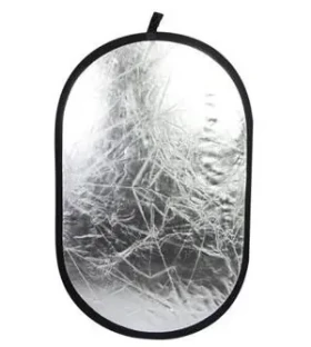 Starblitz odrazná doska strieborno-zlatá 171x112 cm / Odrazná doska / oválna (1250009)