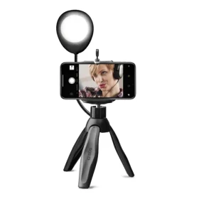 SBS Tripod statív so selfie svetlom a bezdrôtová spúšť (TESELFIERINGMINI)