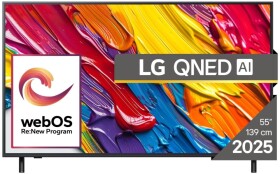 LG LG QNED82 AI 55'' 4K UHD QNED melna - Televizors 55QNED82A3B.AEU (8806096353103)