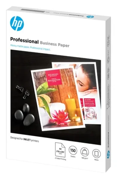 HP Professional Matte / Fotopapier / Matný / A4 / 180 g/m2 / 150 listov (7MV79A)