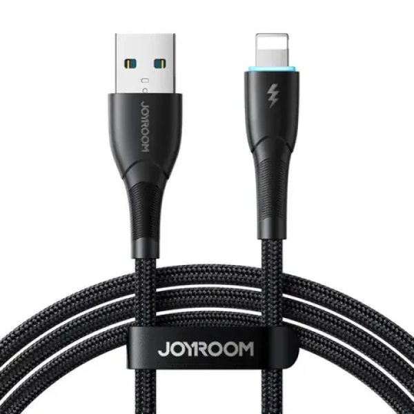 Joyroom SA32-AL3 Nabíjací kábel USB-A (M) - Lightning (M) 3A 1.0m čierna (SA32-AL3 1m Bl)