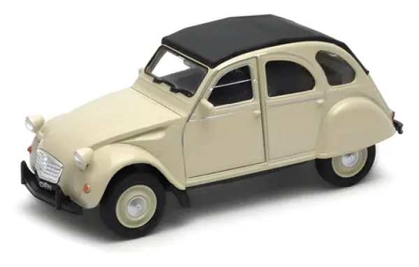Welly Citroën 2CV strieborná