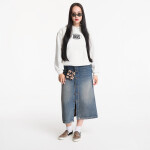Mikina Vans Oval Logo Relaxed Pullover Marshmallow S