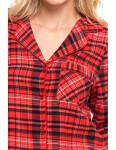 Pyžamo Moraj PDD6600-002 dlhé/r S-XL pruhované červená L