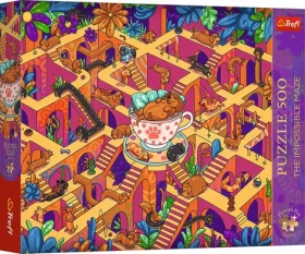 Trefl Puzzle The Impossible Maze: Šťastní jazvečíci