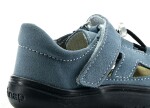 Jonap B9 šedá slim barefoot sandále 28 EUR