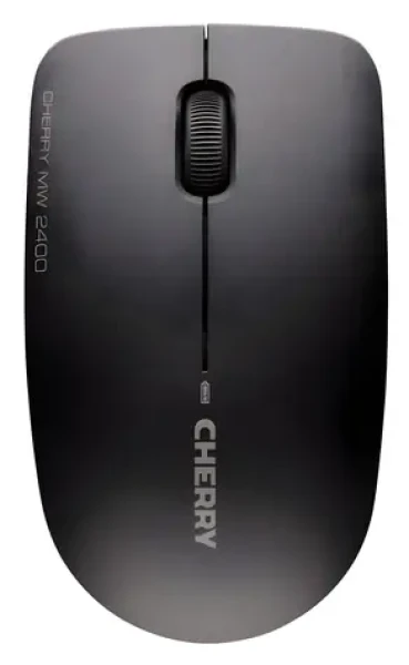 Cherry MW 2400 čierna / Bezdrôtová myš / 1200 DPI / 2.4GHz / 3 tlačidlá (JW-0710-2)