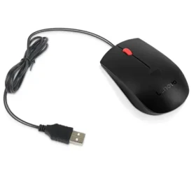 Lenovo Fingerprint Biometric USB Mouse Gen 2 čierna / Drôtová myš / 1600 DPI / USB-A (4Y51M03357)
