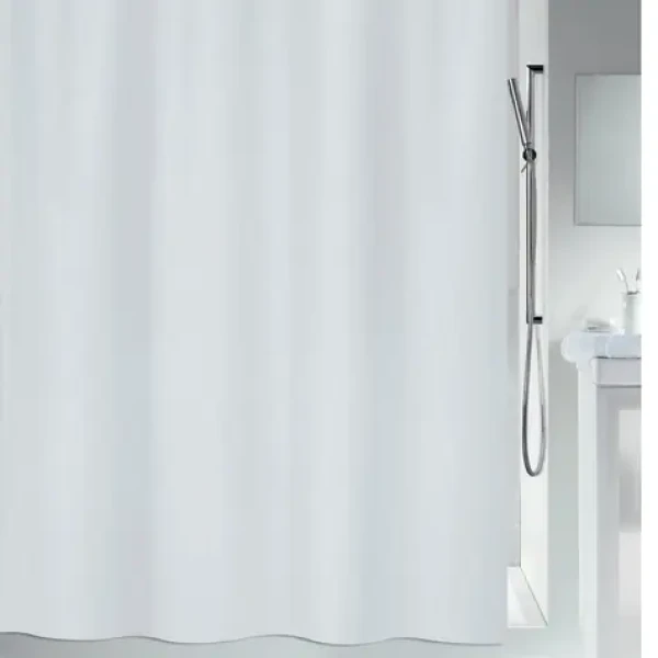 Spirella MAYA sprchový záves 180 x 180 cm biely/polyester (7610583105592)