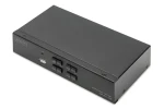 Digitus DS-12891 / KVM prepínač / 4 PC / 4X DisplayPort / 4K 60Hz / USB 2.0 / Audio (DS-12891)