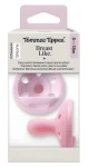Tommee Tippee Cumlík Breast-like silikónový, Girl / 6-18 mesiacov / 2 ks / bez BPA