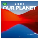 NOTIQUE Naša Planéta 2027 / Poznámkový kalendár / 30 x 30 cm / Plastic Free