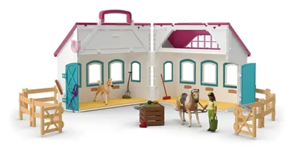 Schleich Horse Club Otvorená stajňa Malá podkova