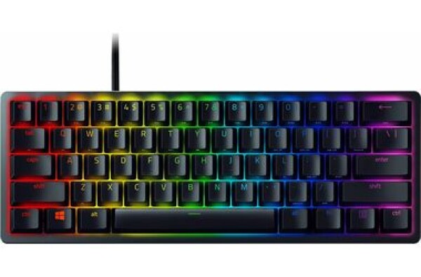 Razer Huntsman Mini čierna / Herná klávesnica / mechanická / USB / spínače Razer Optical Red / NOR (RZ03-03391300-R3N1)