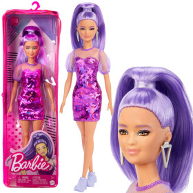 Mamido Modelka Barbie Fashionistas č. 178 fialový outfit