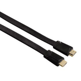 Hama TechLine (3*) HDMI kábel plochý 1.5 m / pozlátený (122117-H)