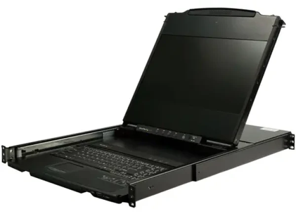 StarTech 1U LCD KVM konzola / KVM konzola / 17" TFT LCD Full HD / DVI/VGA / 1U rack 19" (RKCOND17HD)
