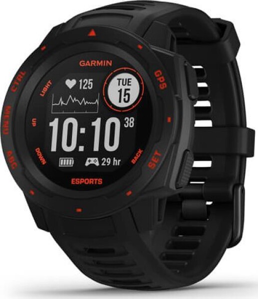 Garmin Instinct Esports Black Lava / inteligentné hodinky / GPS / BT / meranie dennej aktivity / 10 ATM (010-02064-72)