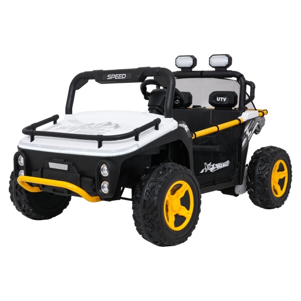 Mamido Detské elektrické autíčko Buggy UTV Speed 24V biele