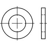 Podložka 24 mm 36 mm ocel 200 ks TOOLCRAFT TO-6865776; TO-6865776