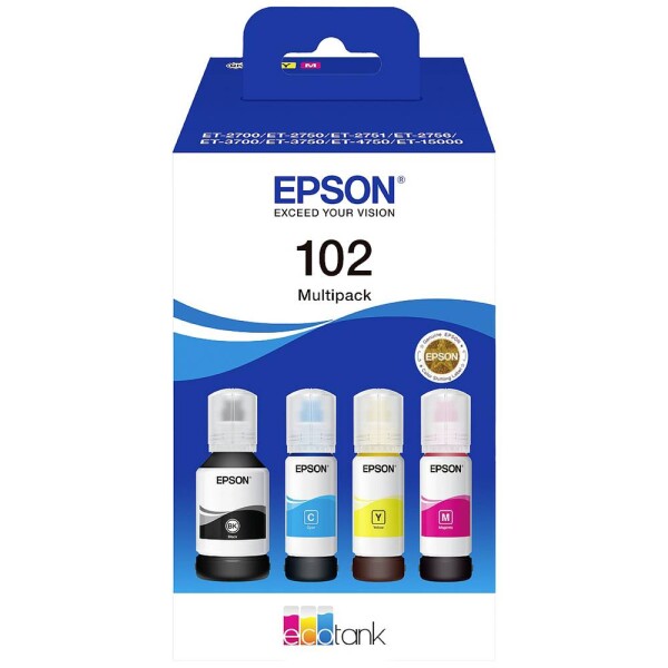 Atrament Epson 102 Multipack - originálny