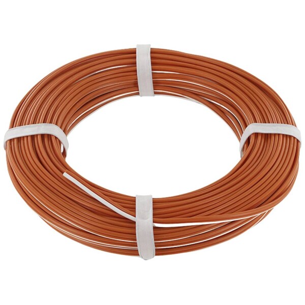 Econ connect ZKL05WSOR20 opletenie / lanko 2 x 0.5 mm² biela, oranžová 20 m; ZKL05WSOR20