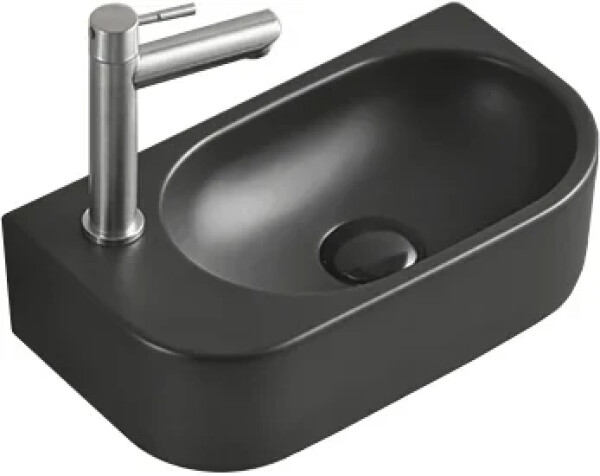 MEXEN - Viera umývadlo na dosku prawa 40 x 21, čierna mat 21274085R