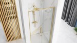 REA - Sprchové dvere Rapid Slide 150 Gold Brush REA-K9380