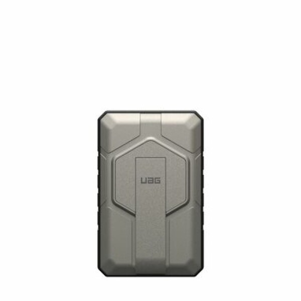 UAG Rugged PowerBank MagSafe Kickstand titánová BULK / Powerbanka / 10000 mAh / USB-C 20W / bezdrôtové 10W (9B4411114036)