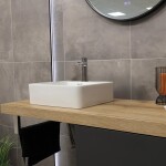 Mereo Umývadlo na dosku aj zavesenie s prepadom, Trino, 420x425x130 mm, keramické - pre zaslanie balíkom UC424212P