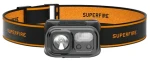 Superfire HL23 čelovka oranžovo-čierna / 220lm / USB-C (HL23)